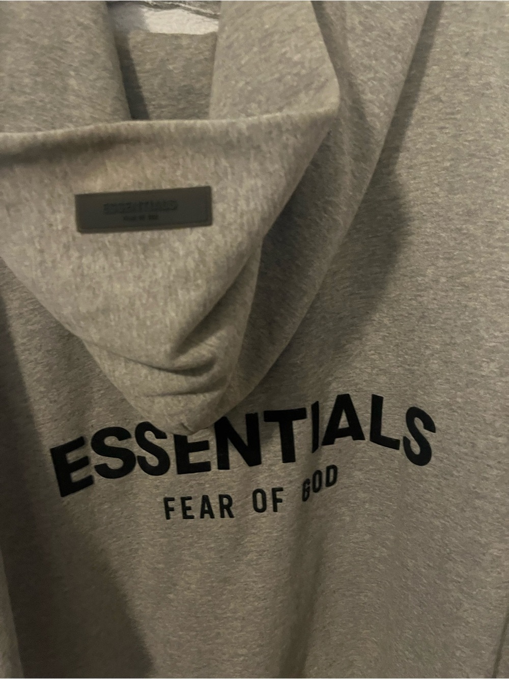 Fear of God Essentials Men’s Gray Crewneck Sweatshirt